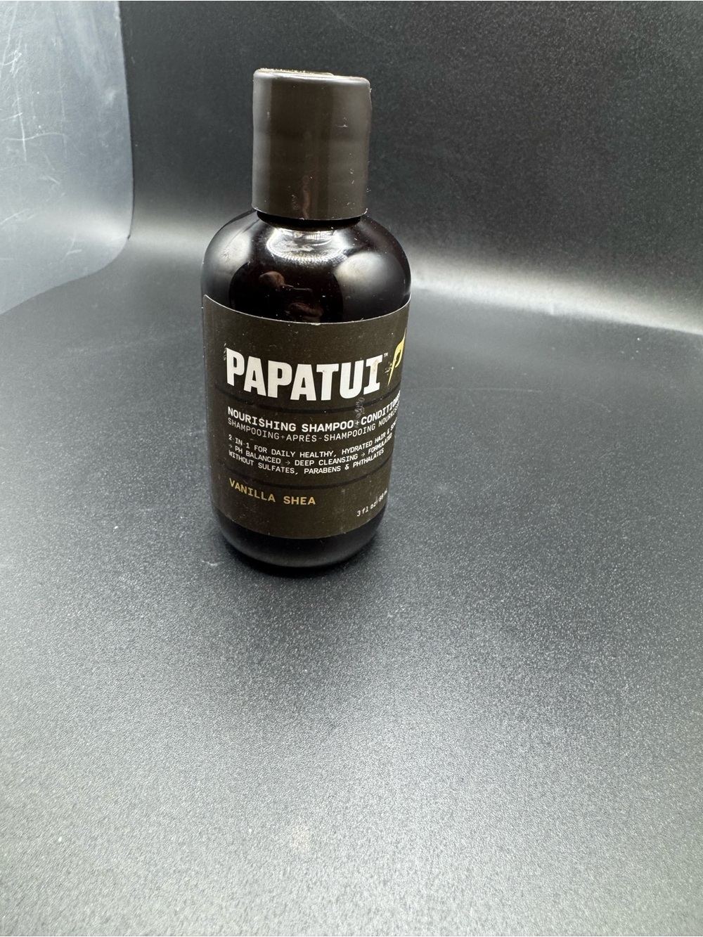 5/$25 NWT Papatui Vanilla Shea Nourishing Shampoo+Conditioner 3oz Travel Size